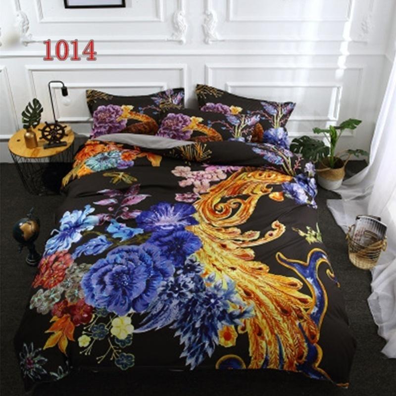 WTEMPO Airdom New Design 3D Bedding Set Bohemia Printed Bedspread Queen King Polyester Bedding 3pcs