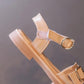 Girl's Summer Sandals Soft Sole Light Casual Sandals Anti-slip Solid Color Princess Sandals