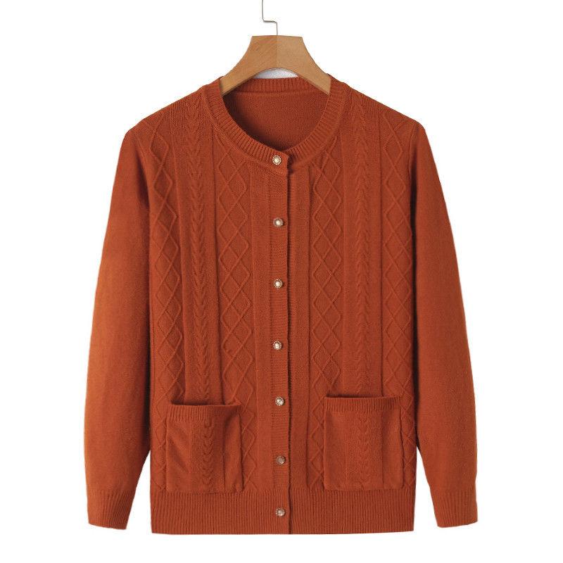 Spring and Autumn Korean Women's Clothing Loose and Thick Outer Jacket Outer Wear Sweater Cardigan Women's Tops
