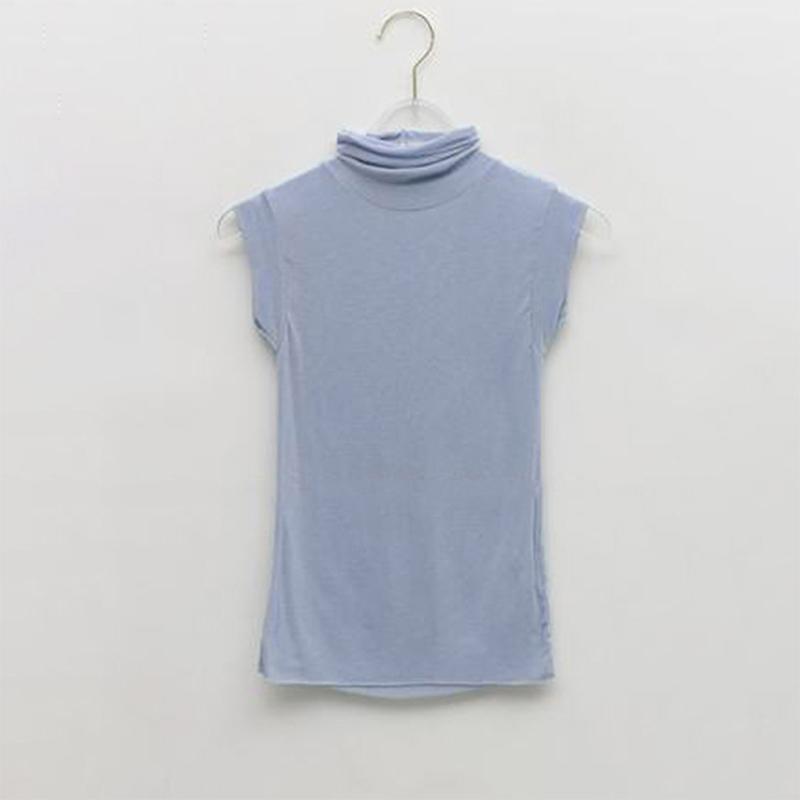 Summer Modal Corset Tops To Wear Out Sleeveless Turtleneck Tops for Women Korean Casual White Tank Top Women Clothes