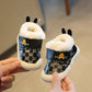 Baby Cotton Shoes, Boys' Shoes, Soft Soled Shoes, Autumn and Winter Infant Walking Shoes, Girls' Plush Warm High Top Shoes
