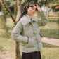 Women's Cotton-padded Jacket Without Hood I Short Thickened Thin Cotton-padded Jacket Loose Winter Coat Jacket Literary Retro