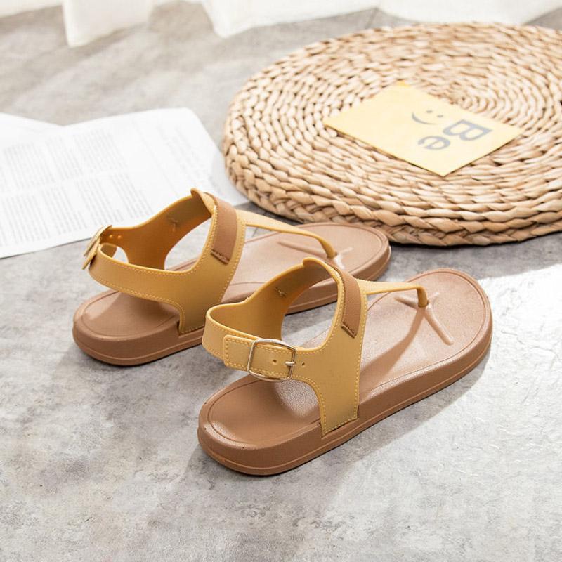 Summer Women Flat Sandals Flip Flops Comfortable Slip on Soft Slippers Casual Beach Shoes