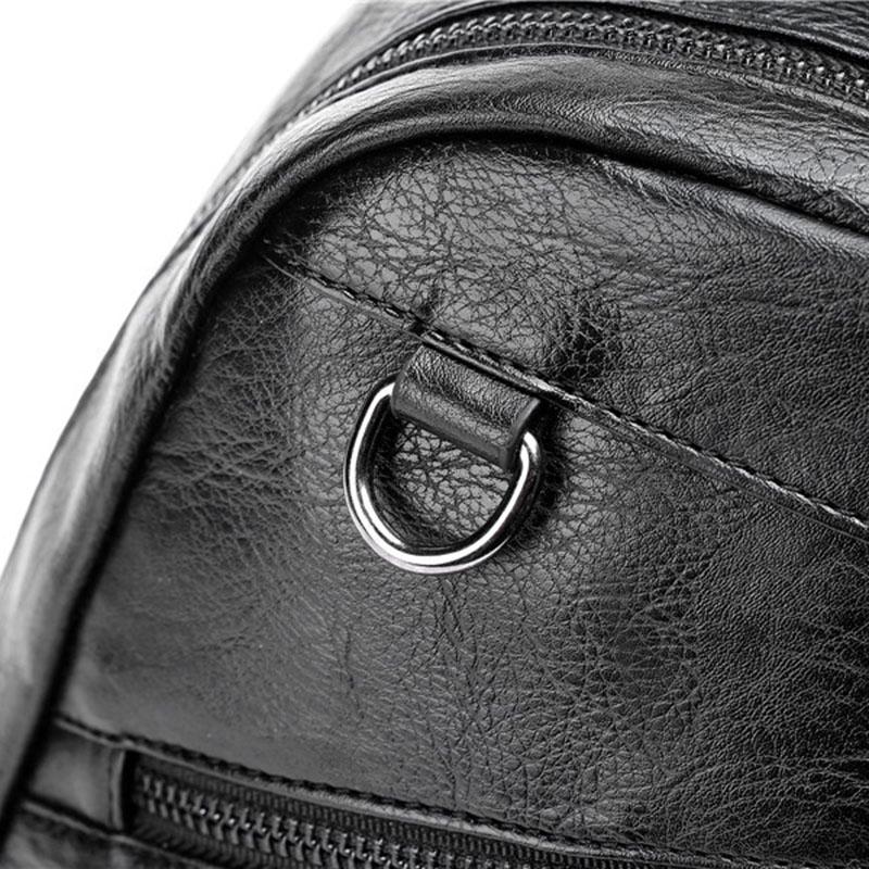 Chest Bag Male Black Multi-pocket Dark Buckle Crossbody Outdoor Sports Shoulder Bag