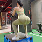 Peach Hip Lift Fitness Pants Women's Tight Yoga Pants Hips High Waist Outer Wear Sports Pants Running Walking Pants Gym Bodybuilding Trousers