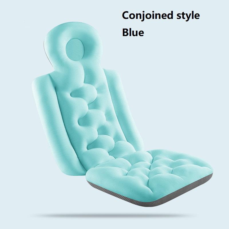 Bathroom Supply Waterproof Non-Slip Spa Bathing Pad Full Body Bathtub Cushion Bath Pillow