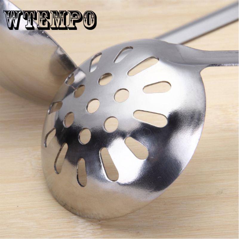 Brand Stirring Spoon Colander Spoon Soup Kitchen Tools Stainless Steel Strainer Spoon