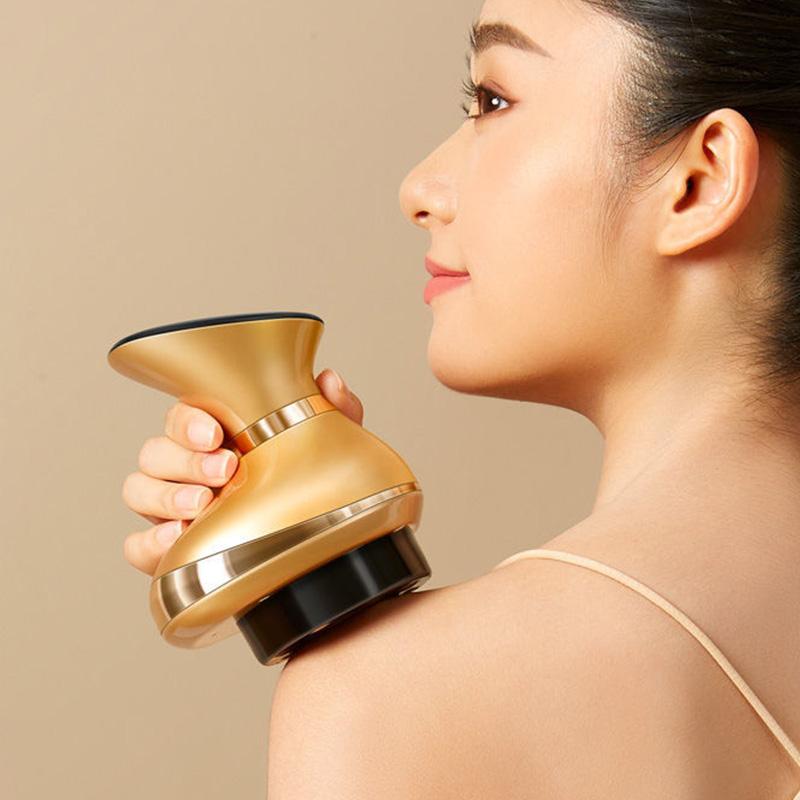 Kneading Abdomen and Scraping Instrument Electric Gu Sha Machine Household Cupping Lymphatic Meridian Dredgin Slimming Brush General Massage Artifact