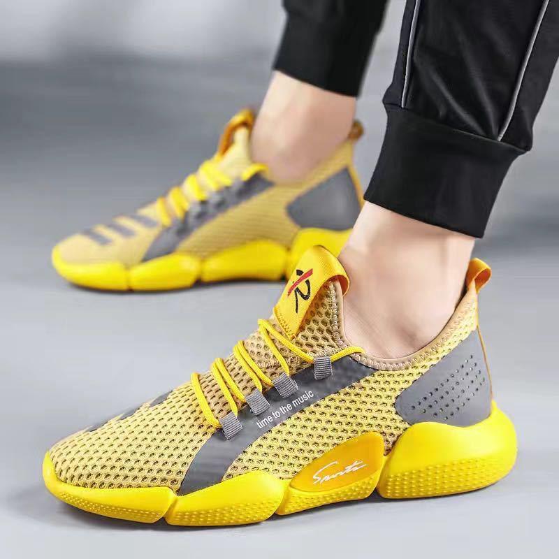 Men's Shoes Autumn Breathable Casual Korean Version of All-match Sports Running Shoes Men's Shoes