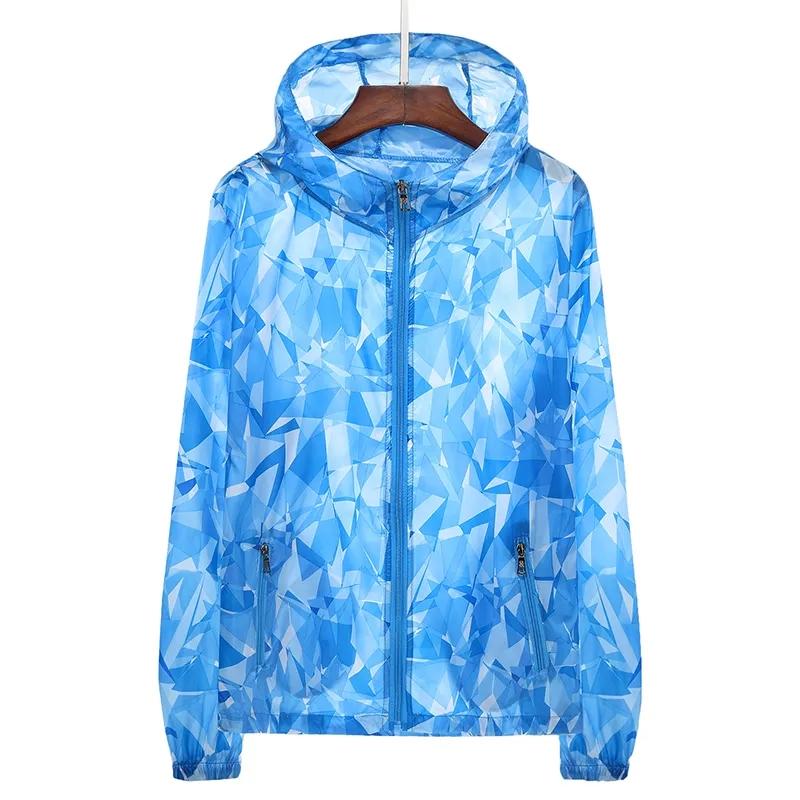 Spring and Summer Camouflage Sunscreen Clothing Men's Ultra-thin Breathable Outdoor Jacket UV Protection Skin Windbreaker Coat Sunscreen Clothing