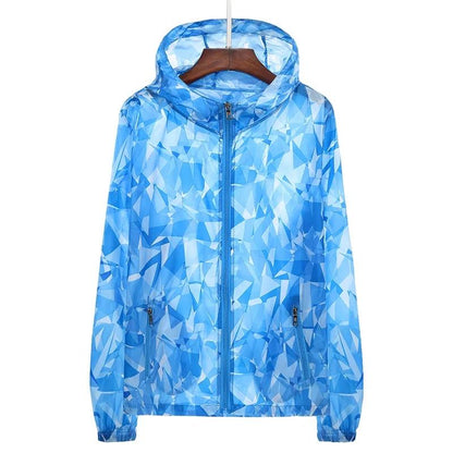 Spring and Summer Camouflage Sunscreen Clothing Men's Ultra-thin Breathable Outdoor Jacket UV Protection Skin Windbreaker Coat Sunscreen Clothing