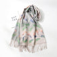 Scarf for Women Wool Scarves Feather Printing Winter Women's Ladies Cashmere Scarfs Female Shawl