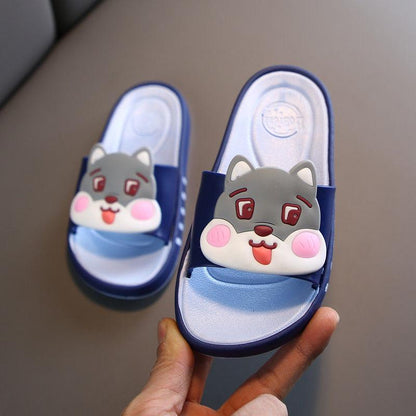 Children's Slippers, Summer Boys' Sandals and Slippers, Indoor Household Girls, Non-slip Cartoon Cute Baby Slippers