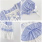 Cute Girl Dress Summer Princess Dress Girl Loli Style Show Skirt Cute Loli Skirt Puff Sleeve Lace Tutu Skirt Comfortable and Breathable Fabric