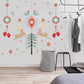 Happy Christmas wall sticker bedroom living room window glass door rise sticker PVC removable