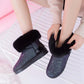 Thickened Snow Boots Women's Short Tube Short Boots with Wool Winter New Non-slip Thick Warm Cotton Shoes Plus Cashmere Boots for Children