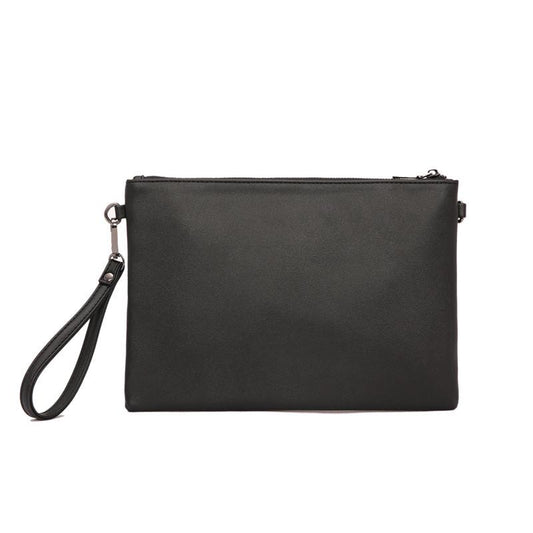 Business clutch bag men women medal leather large capacity anti-theft shoulder bag Crossbody bags