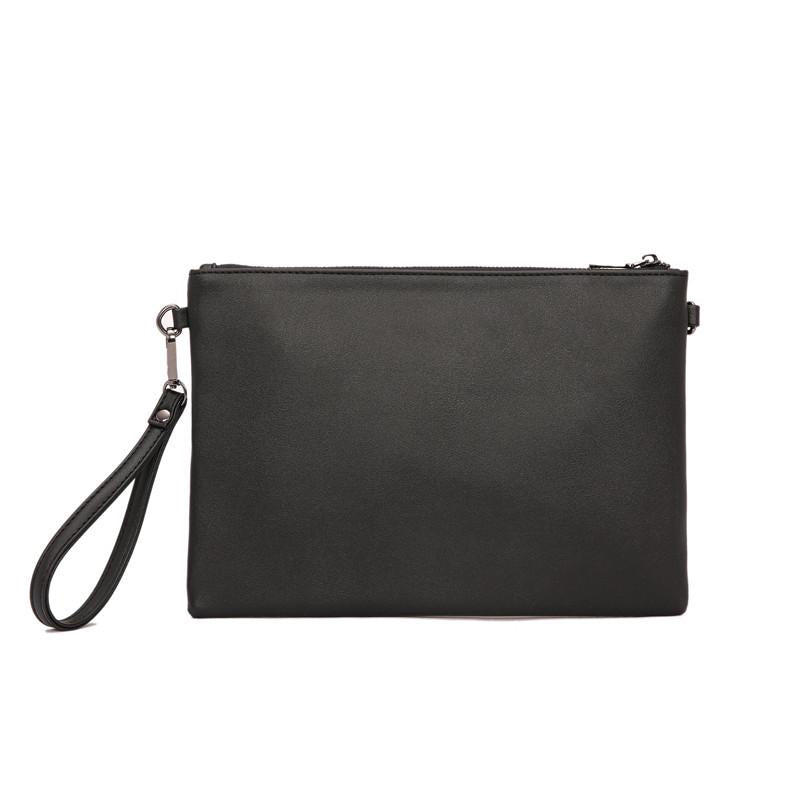 Business clutch bag men women medal leather large capacity anti-theft shoulder bag Crossbody bags
