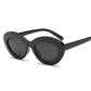 Cat Eye Sunglasses Women Retro Black Red Glsases Brand Designer Fashion Ladies Sun Glasses Oval Eyeg