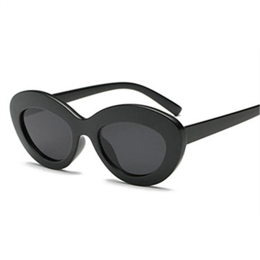 Cat Eye Sunglasses Women Retro Black Red Glsases Brand Designer Fashion Ladies Sun Glasses Oval Eyeg