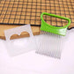 3PC Handy Fruit Gadget Stainless Steel Onion Holder Potato Safety Cooking Tools Slicer Cutting