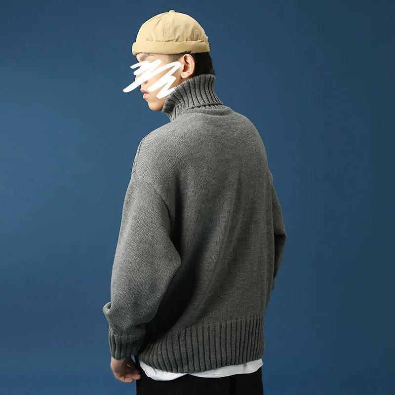Turtleneck Sweater Keeps Warm In Autumn and Winter Loose Bottoming Knit Sweater for Outer Wear and Inner Wear