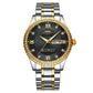 Men Rotating Outer Ring Mechanical Watches Waterproof Automatic Auto Date Luminous Watch