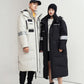 Over-the-knee Long Down Jacket Winter Men's and Women's Mid-length Tooling Thickened Korean Version Couple Decoration Body Coat Slim Coat