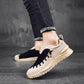 Spring Board Shoes Men's Trend Students Casual All-match Breathable Leather Shoes Men's Shoes Men's Summer