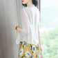 Chiffon Cardigan Short Jacket Women's Thin Outer Jacket Sun Protection Shawl Loose Top See-through Thin Coat Women Tops