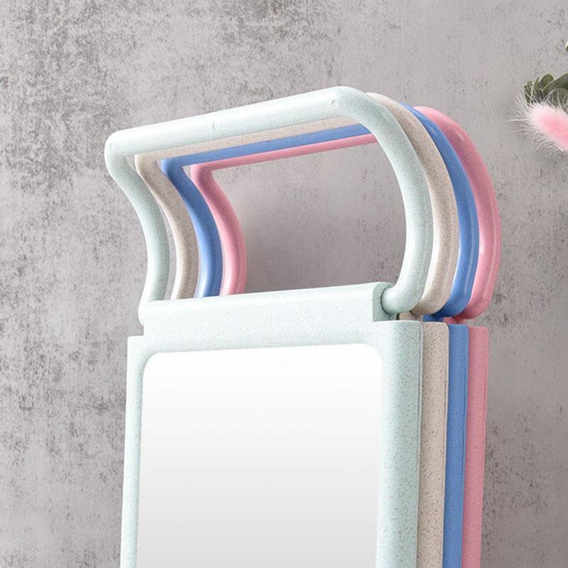 Desktop Makeup Mirror Desktop Vanity Mirror Rectangle Creative Towel Hanging Mirror Bathroom Mirror