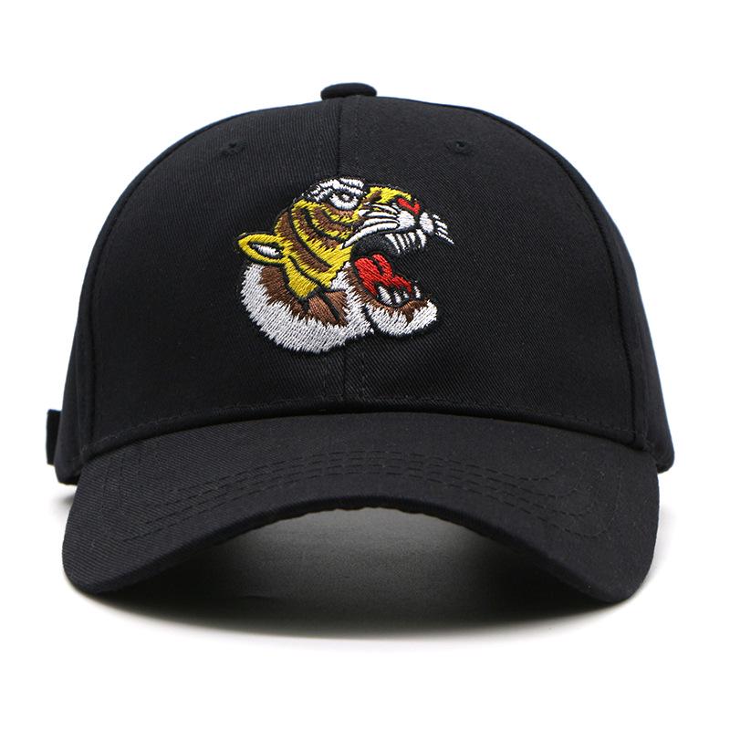 Fashion Embroidery Tiger Cool Baseball Cap Snapback Hat Hip Hop Cap Casual Sun Hat Casquette Homme G