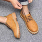 Classic Tooling Boots Leather Martin Boots Men Fashion Desert Boots Popular High Top Leather Shoes