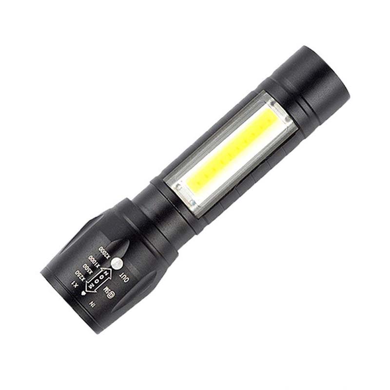 Multi-function USB Rechargeable COB LED Outdoor Light Flashlight Flashlight