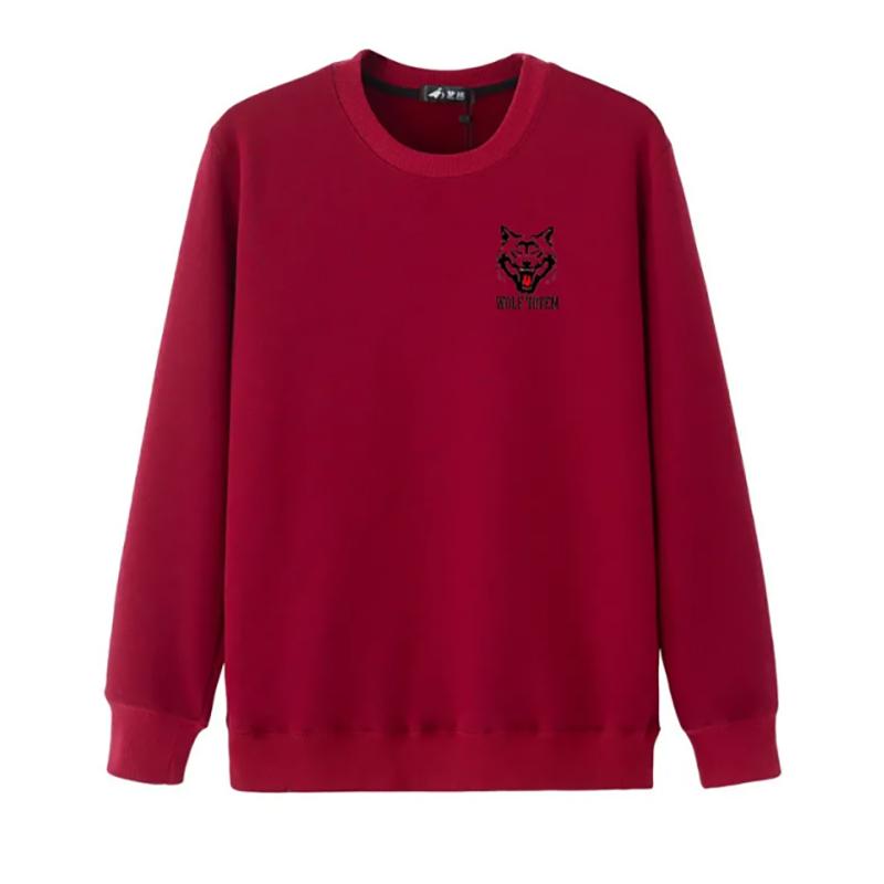 Sweater for Men Plus Velvet Pullover Casual Loose Sweatshirts Thick Long-sleeved Plus Size Warm Bottoming Sweater