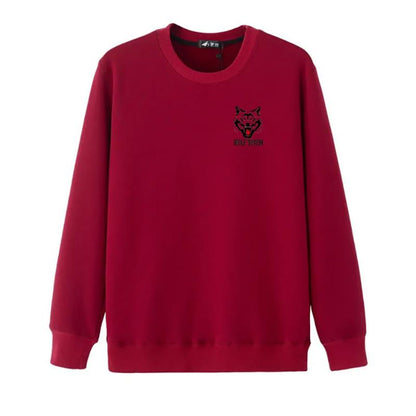 Sweater for Men Plus Velvet Pullover Casual Loose Sweatshirts Thick Long-sleeved Plus Size Warm Bottoming Sweater