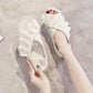 Sandals Women's Summer Jelly Transparent Soles Flat Two-wear Slippers Women's Non-slip Thick-soled Soft Lightweight Simple Sandals