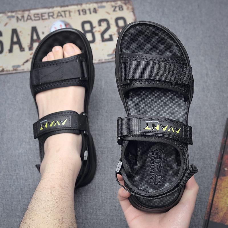 2020 Sandals Men Shoes Gladiator Mens Sandals Fashion Men Shoes Summer Flip Flops Gray Black Flat Sandals