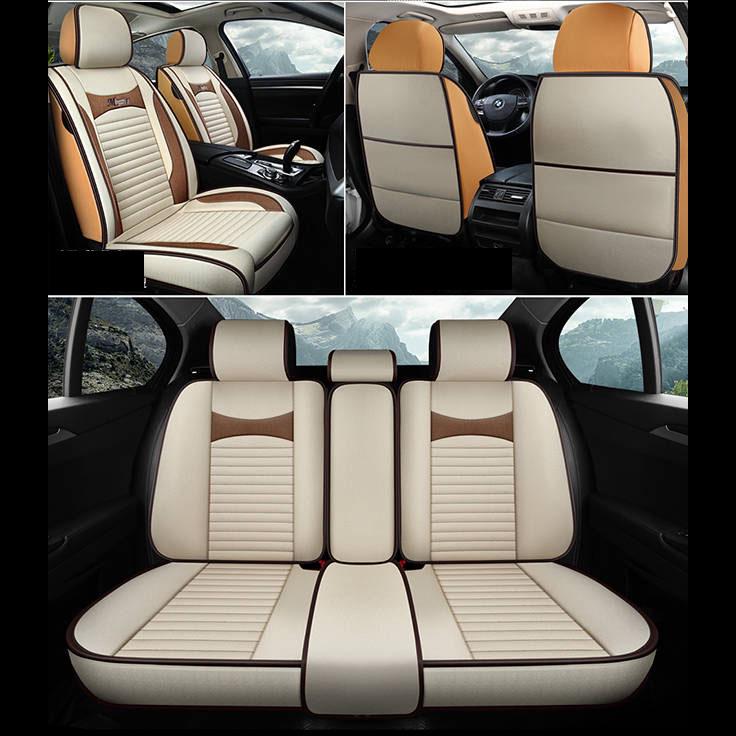 Fully enclosed car seat cover fabric seat cover five seat car seat cushion car seat cushion