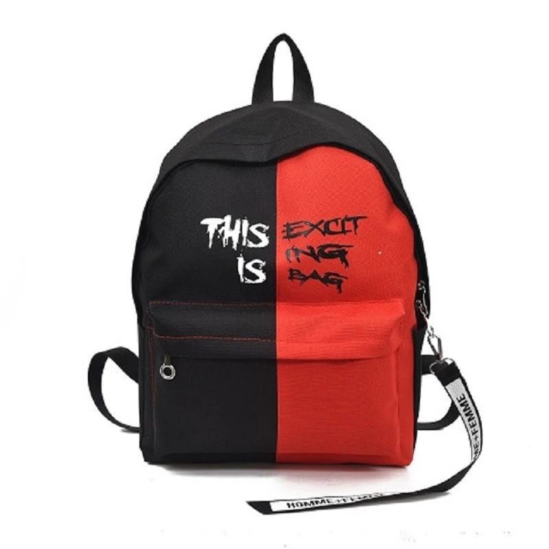 School Bag Female Student Backpack Male Backpack Large Capacity Middle School Student School Bag Travel Bag Couple Unisex Bag Shoulder Bags