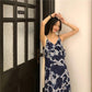 French Niche Dress Female Summer Korean V-neck Temperament Suspender Skirt Small Long Dress