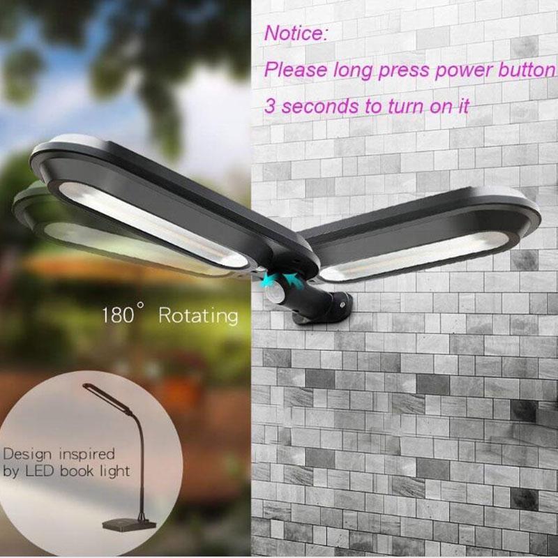 Solar Light Outdoor Landscape Garden Light One for Two Remote Control Lights Household Outdoor Waterproof Solar Garden Street Light