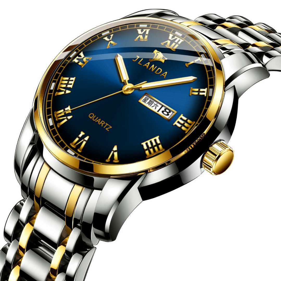 Men Mechanical Watch Skeleton Business Luminous Waterproof Watch
