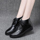 Cotton Shoes Women's Winter Plus Velvet Thickening Warm Middle-aged and Elderly Short Boots Anti-skid Anti-level Bottom Comfortable Cotton Shoes