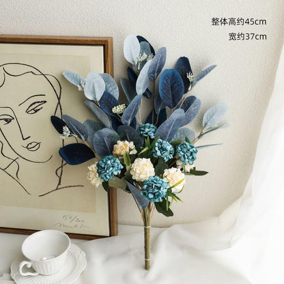 Fake Flower Simulation Bouquet Decoration Decorative Floral Decoration High-end Living Room Eucalyptus Table Flower Display