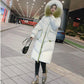 Over The Knee Mid-length Cotton Women's Jacket Winter Cotton Jacket Thick Cotton Jacket Loose Bread