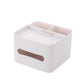 Storage Box with Mobile Phone Holder, Desk Top Organize Box, Living Room Coffee Table, Remote Control, Debris, Plastic Drawer Box, Storage Box