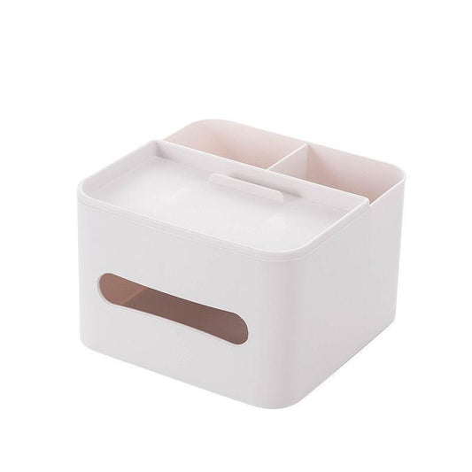 Storage Box with Mobile Phone Holder, Desk Top Organize Box, Living Room Coffee Table, Remote Control, Debris, Plastic Drawer Box, Storage Box