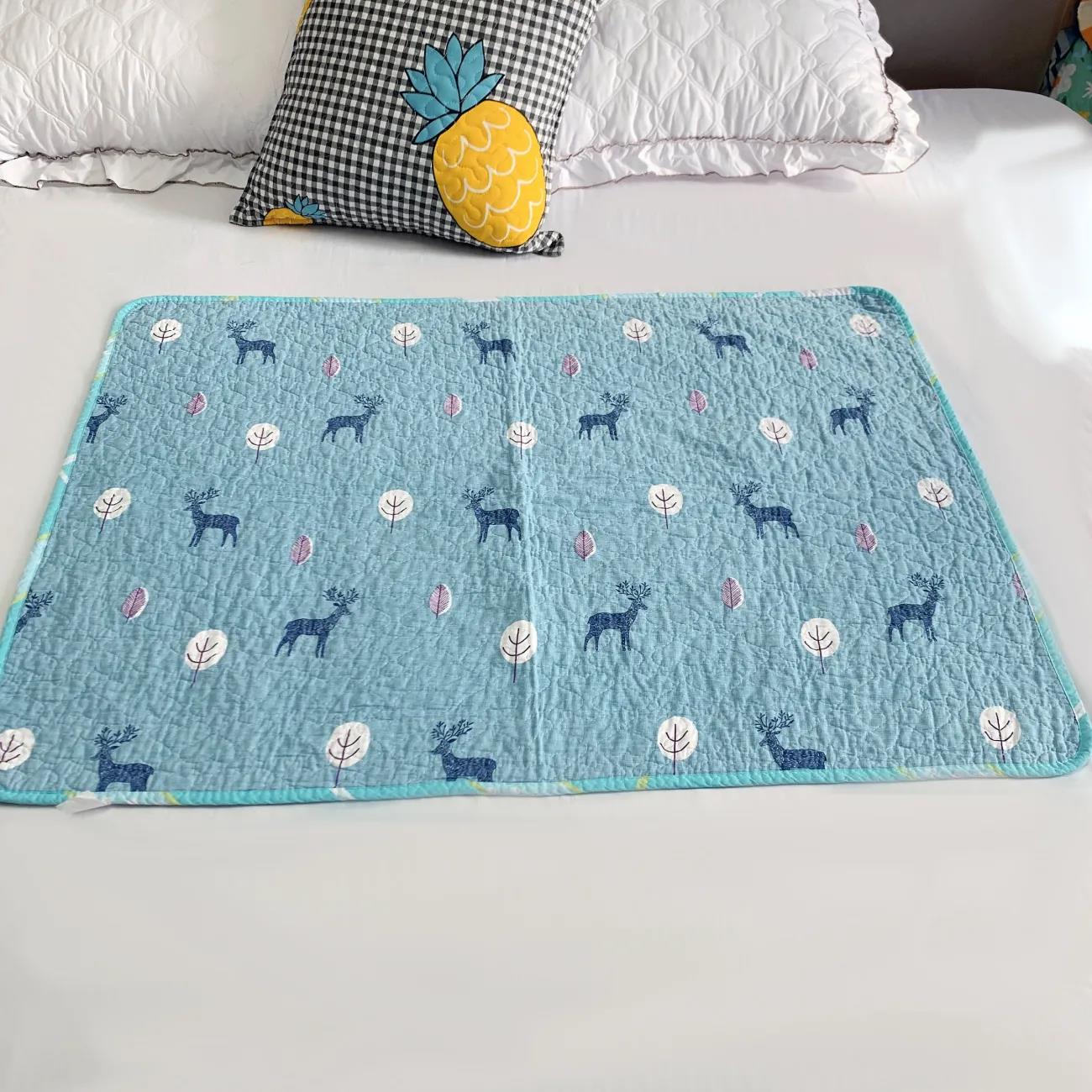 Pure Cotton Pad Moon Maternal Mature Period Baby Pad Can Be Washed with Leak-proof Periodic Urine Pad Repeatable Mattress 70*100cm