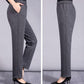 Lamb Velvet Middle-aged and Elderly Women's Pants Winter Plus Velvet Thickening Large Size Loose Sports Casual Pants To Wear Warm Mother Pants